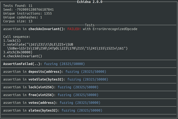 Fuzzing with Echidna: PART 1